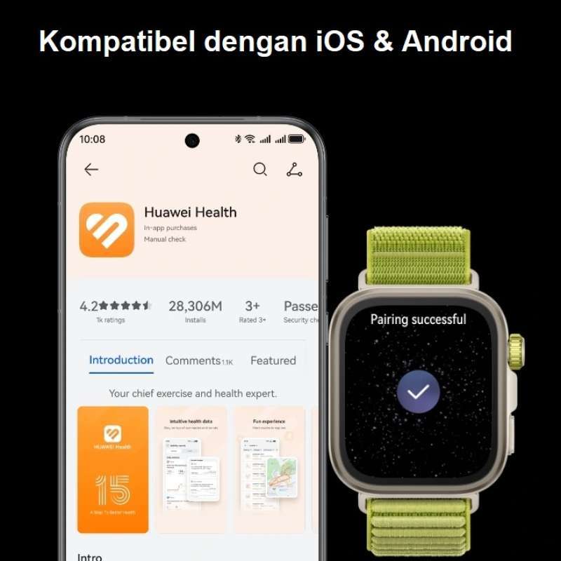 Pro Huawei Watch Android Pay HUAWEI Watch Fit Pro Smartwatch