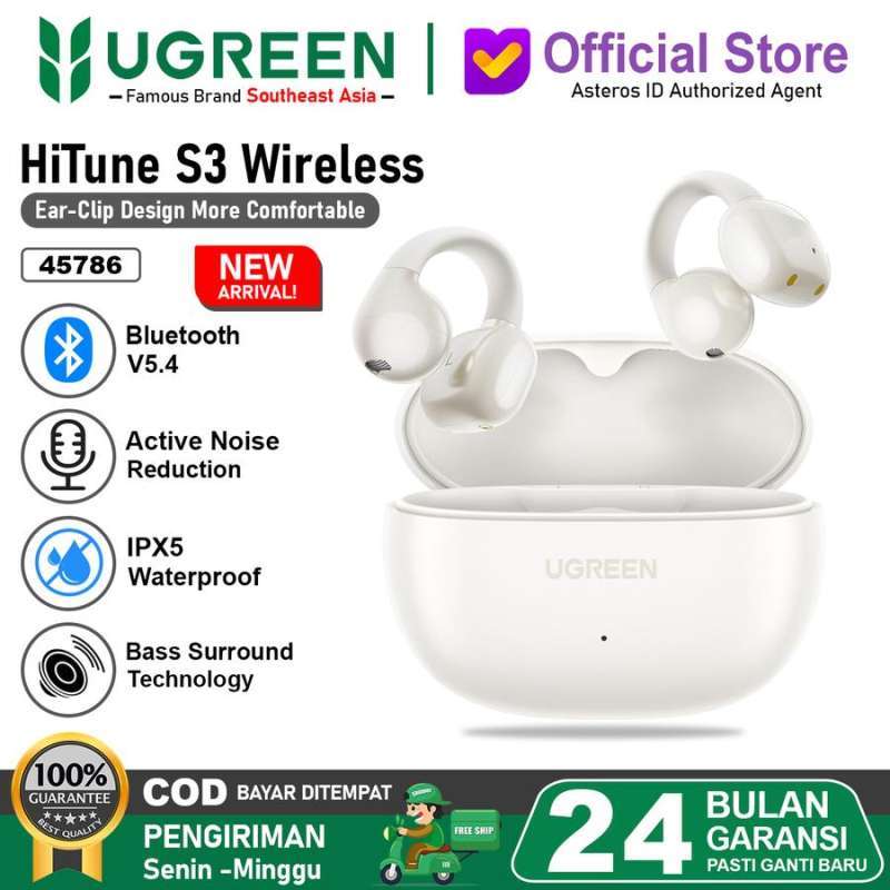 Promo Ugreen Premium Hitune S3 Open Ear Clip True Wireless Earbuds