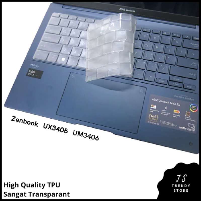 Keyboard Protector Zenbook Q425M UX3405 UM3406 14 OLED Cover Asus Intel dan  AMD Ryzen