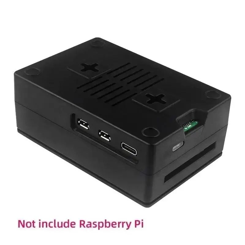 Jual Abs Case With Active Cooler Heatsink Fan For Raspberry Pi 5 Di ...