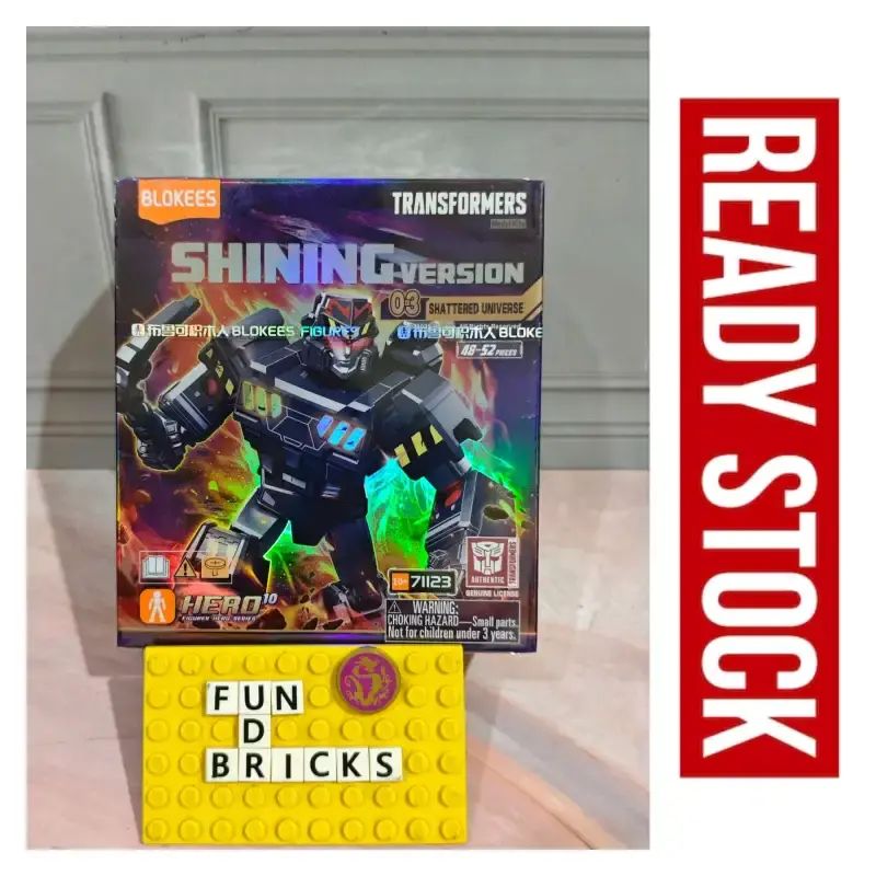 Hộp Mù Blokees Transformers Luminous Eyes & Chest Shining Version 03