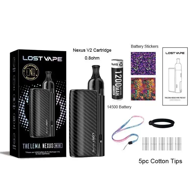 elfbar nachfüll pod läuft aus Lost Vape Thelema Mini 45W 3,5ml 1500mAh Kit inkl. UB Lite Tank Farbe  Carbon/Silber : Amazon.de: Elektronik & Foto
