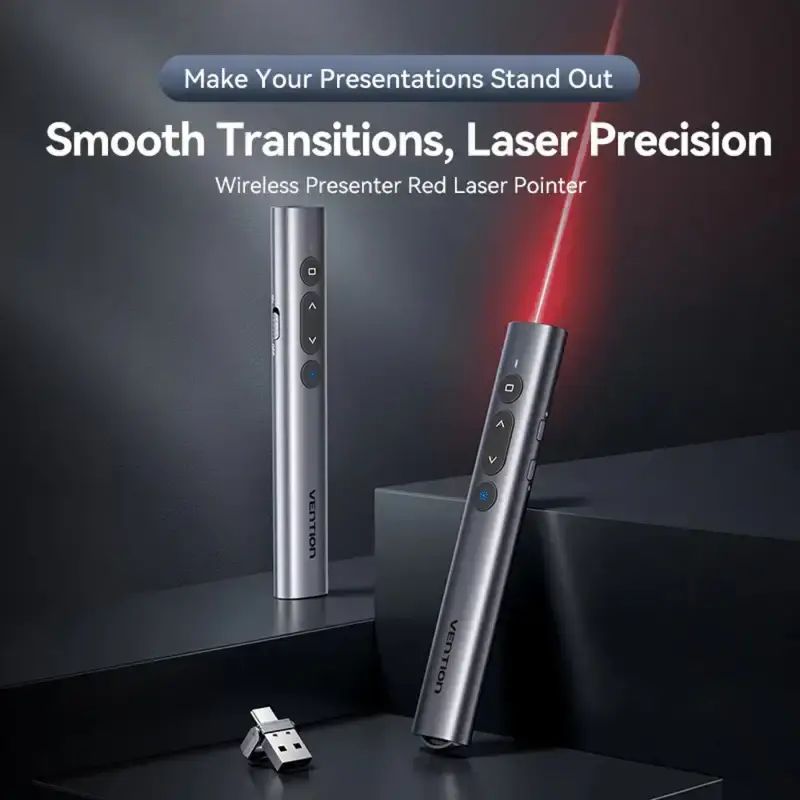 Jual Vention Wireless Powerpoint Presentation Red Laser Pointer 2.4ghz ...