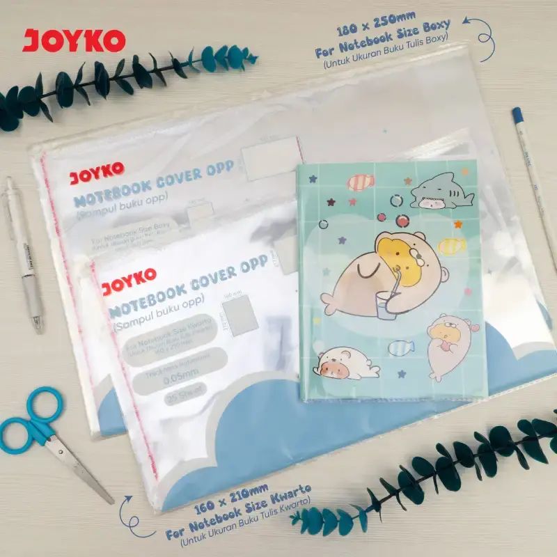 Opp Notebook Jual Joyko Sampul Buku Opp Notebook Cover Opp Nbc-100 1 Pack Isi 25 ...