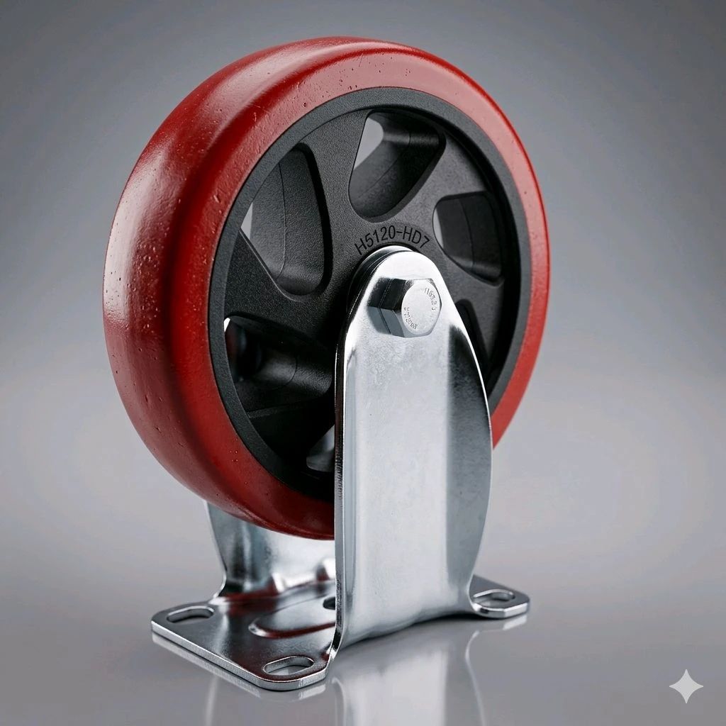 Jual Roda Pu Merah Double Bearing Medium Duty 5 Inch Mati Di Seller ...
