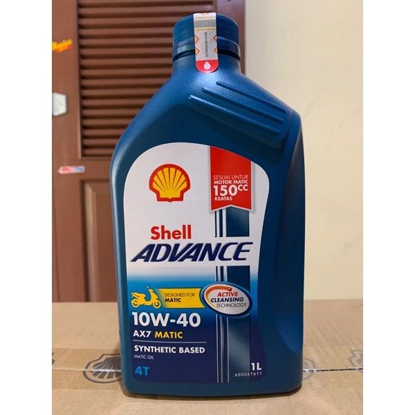 Oli Shell Ax7 Jual Oli Shell Advance Ax7 Scooter 10w40 1l Original Di Seller Pratama ...