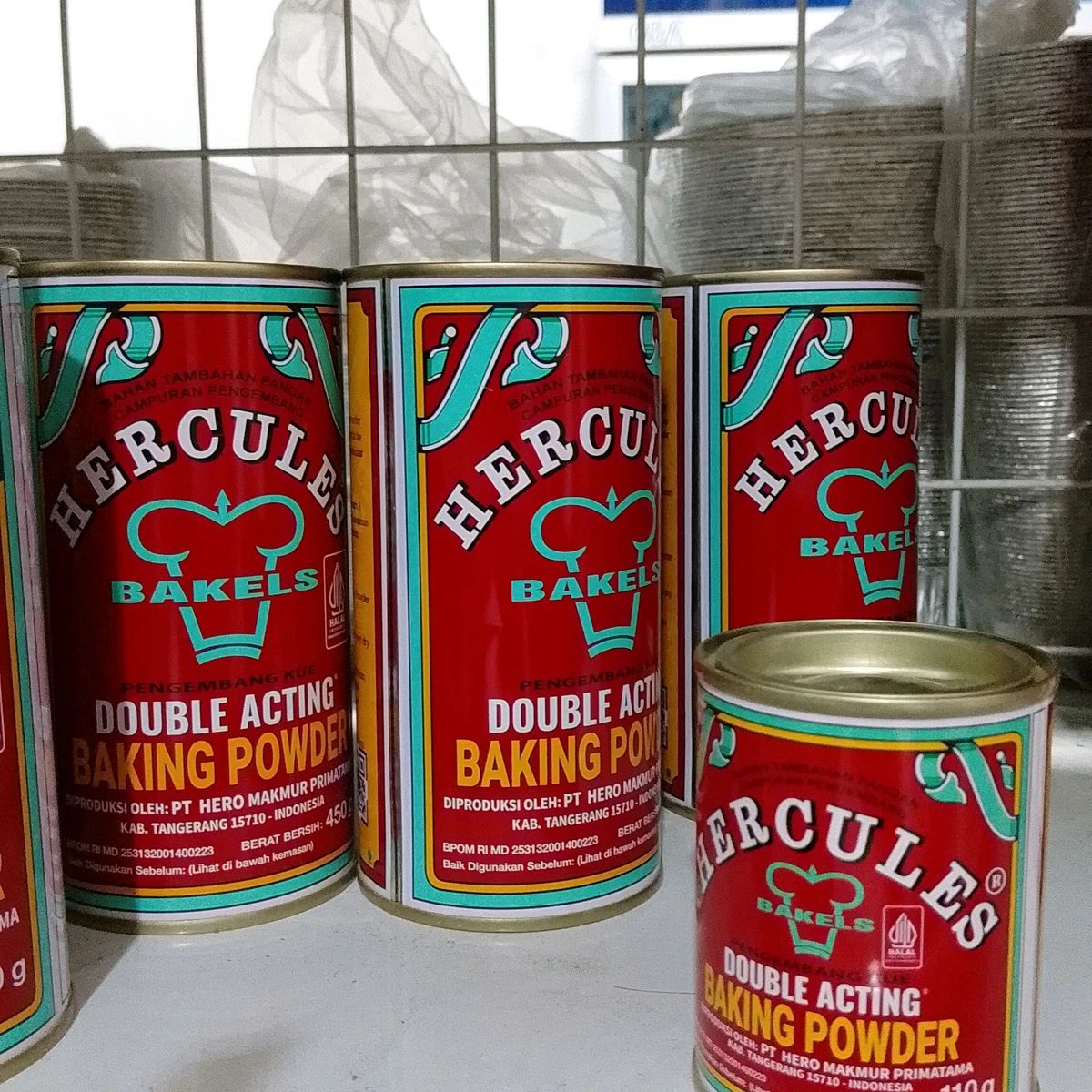 Jual Hercules Bakels Baking Powder Varian 450g, 110g Di Seller ...