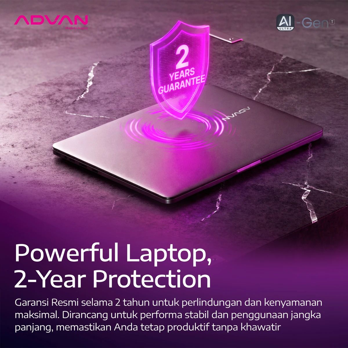 Promo [new Launch] Advan Ai Gen Ultra T | Ai Laptop Intel Core Ultra 5 ...