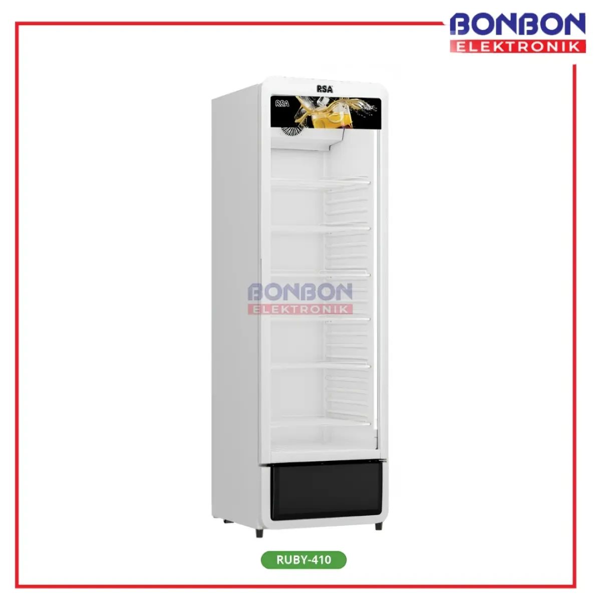 Jual Rsa Showcase Display Cooler 407l Ruby-410 / Ruby 410 / Ruby410 ...