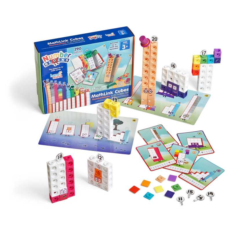 Promo Hand2mind Numberblocks Mathlink Cubes 11–20 Activity Set Diskon ...