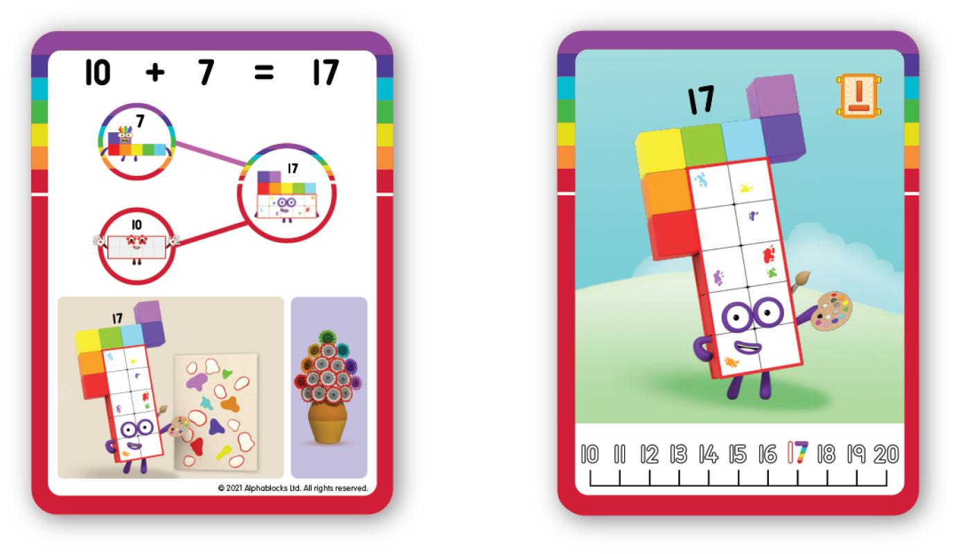 Promo Hand2mind Numberblocks Mathlink Cubes 11–20 Activity Set Diskon ...