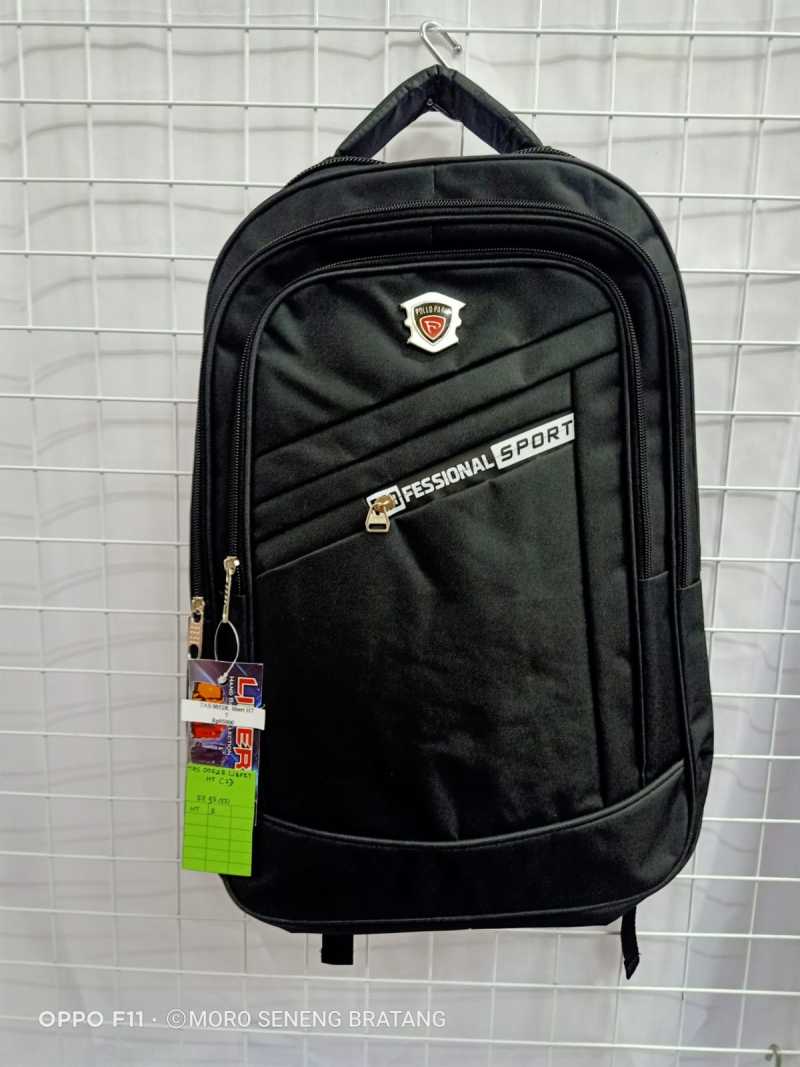Tas ransel LIBERTY 0052 PRIA WANITA ANAK SD SMP SMA KULIAH HITAM