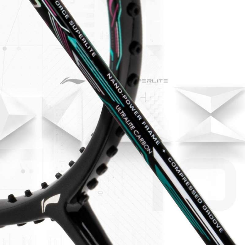 Lining Racket Hitam Promo New Full Set Raket Badminton Lining Superlite Max 10 Dark Red ...