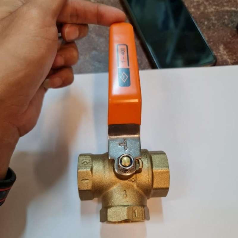 Jual Ball Valve Three Way Kuningan Drat 1 2 Inch Stop Kran 3 Way jual-ball-valve-three-way-kuningan-drat-1-2-inch-stop-kran-3-way