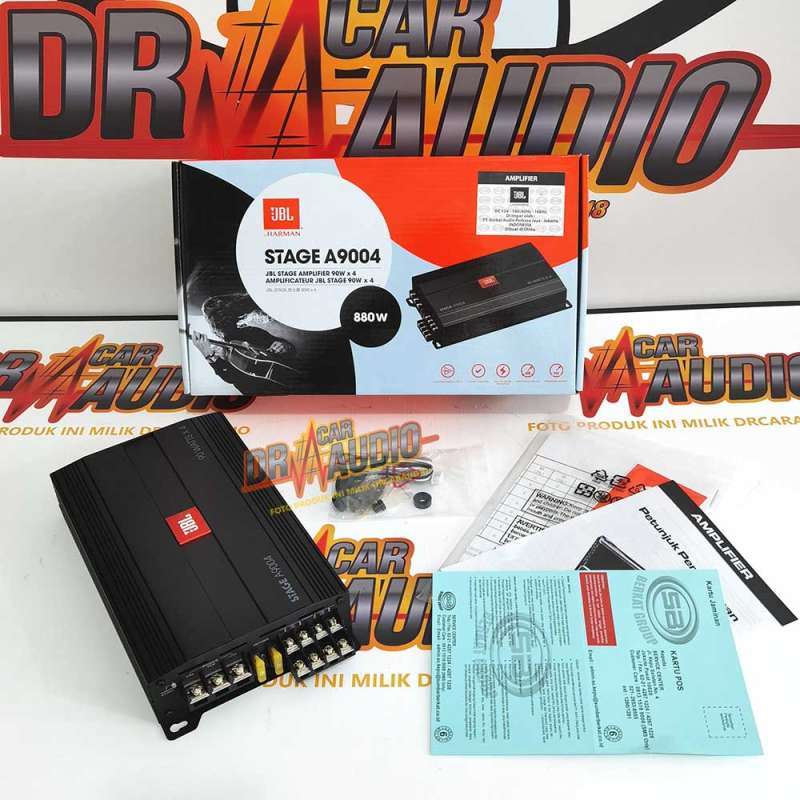Jual Power Amplifier Mobil JBL StageA9004 Amplifier 4 Channel di