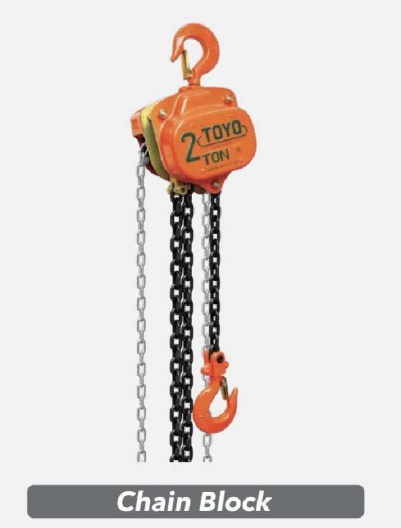 Jual Chain Block 2 Ton X 3 Meter Toyo Alat Berat Alat Angkut Barang