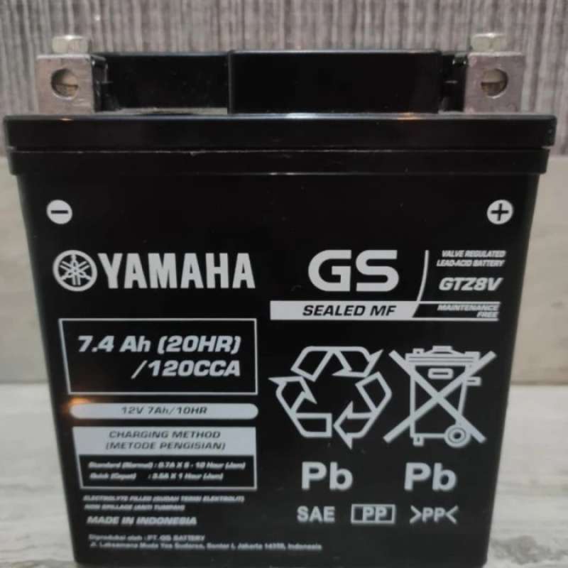 Jual Aki Motor Gs Gtz8V Xmax R25 Mt25 Cbr 250 Vespa Sprint 150 Ori