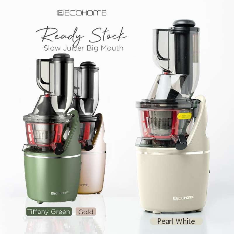 Jual ECOHOME Slow Juicer RPM 60 ORIGINAL ESJ999BM Resmi ESJ 999 BM di