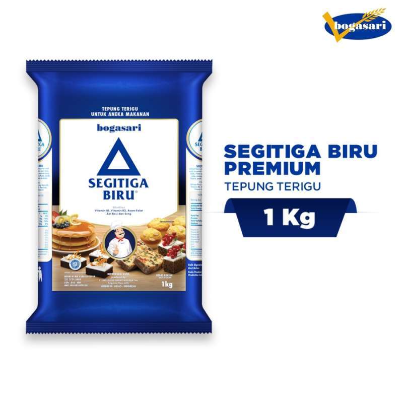 Jual Tepung Terigu / Segitiga Biru Premium 1 kg di Seller Hervee Online ...