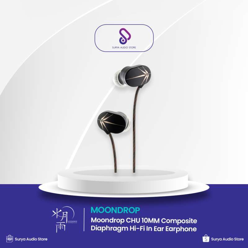 Jual Moondrop Chu 10mm Composite Diaphragm Hi fi In Ear Earphone Di jual-moondrop-chu-10mm-composite-diaphragm-hi-fi-in-ear-earphone-di