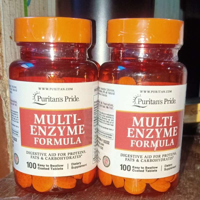 Promo Puritan's Pride Multi Enzyme Formula 60.capsules Diskon 23 Di