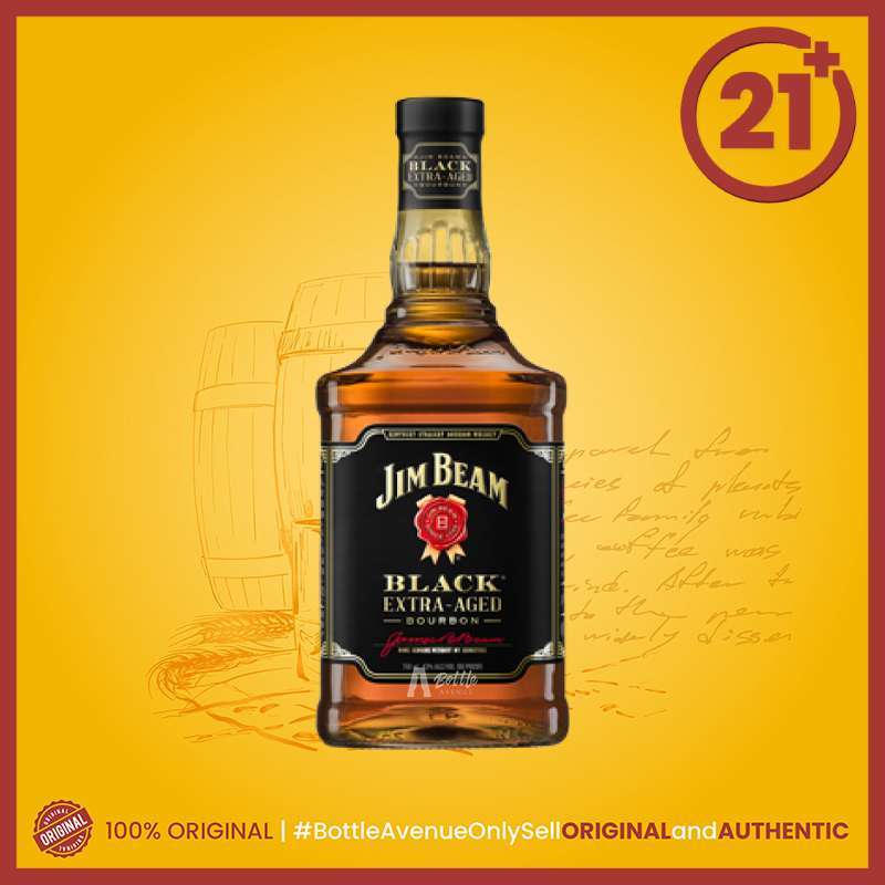Promo Jim Beam Black 750 ml / Extra Aged Bourbon Jim Beam Diskon 25 di
