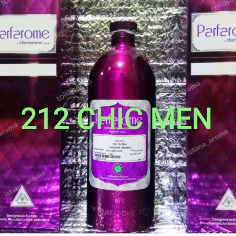 Promo CH 212 CHIC MEN 1KG DELUXE BY PARFAROME Diskon 23 di Seller