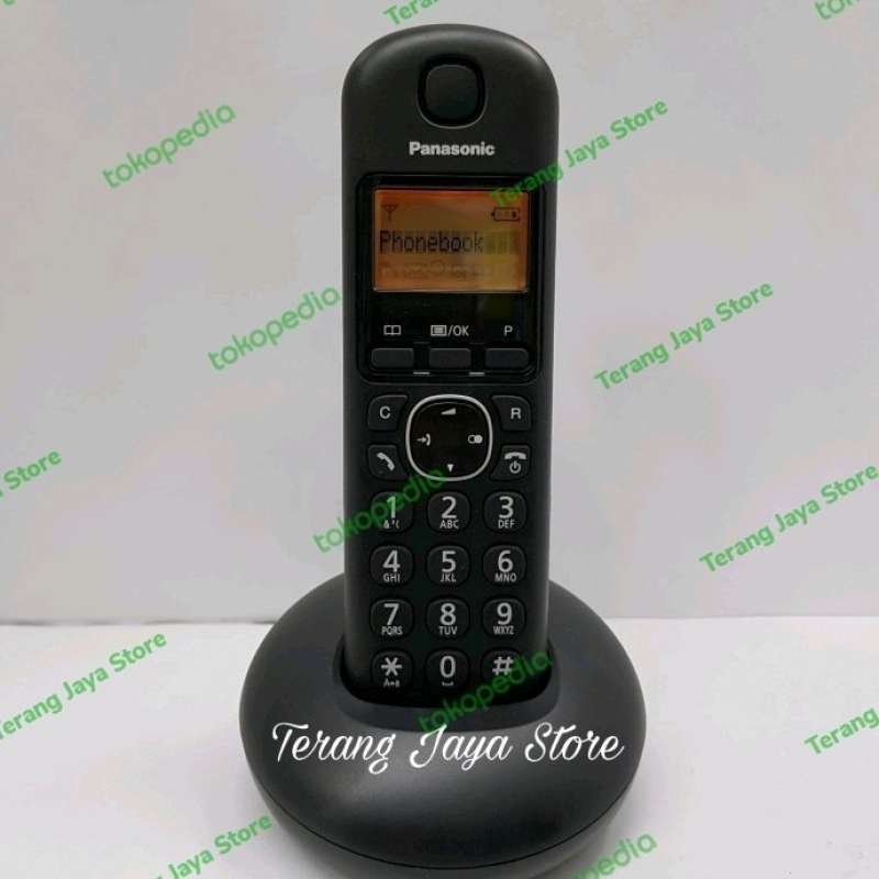 Promo Telepon Wireless Panasonic KX-TGB210 (Hitam) Telepon Rumah KX-TGB ...