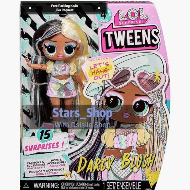 Promo LOL Surprise Tweens S4 Darcy Blush Doll With 15 Surprise Original ...
