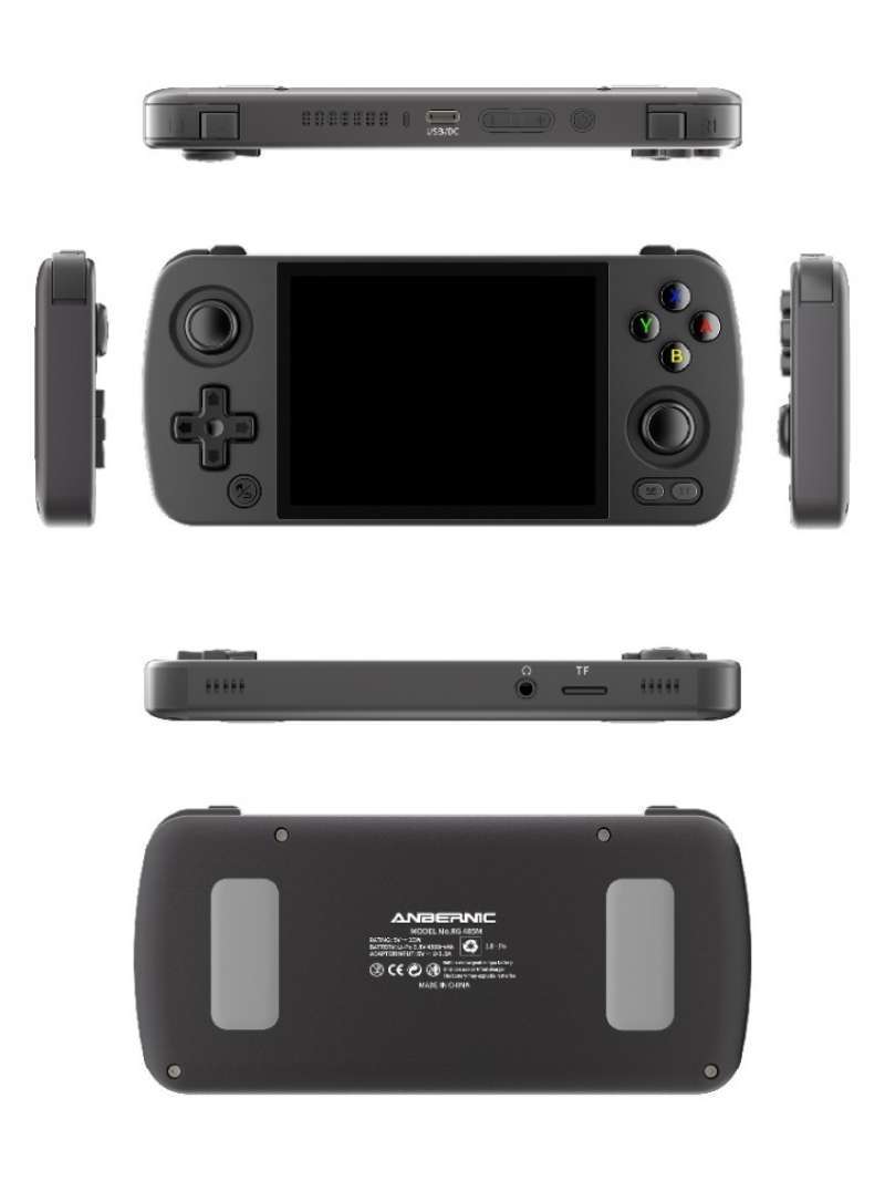 Console Retro Anbernic RG405V - Android, Tactile, Jeux Jusqu'à Wii + Carte TF 256Go (Neuf)