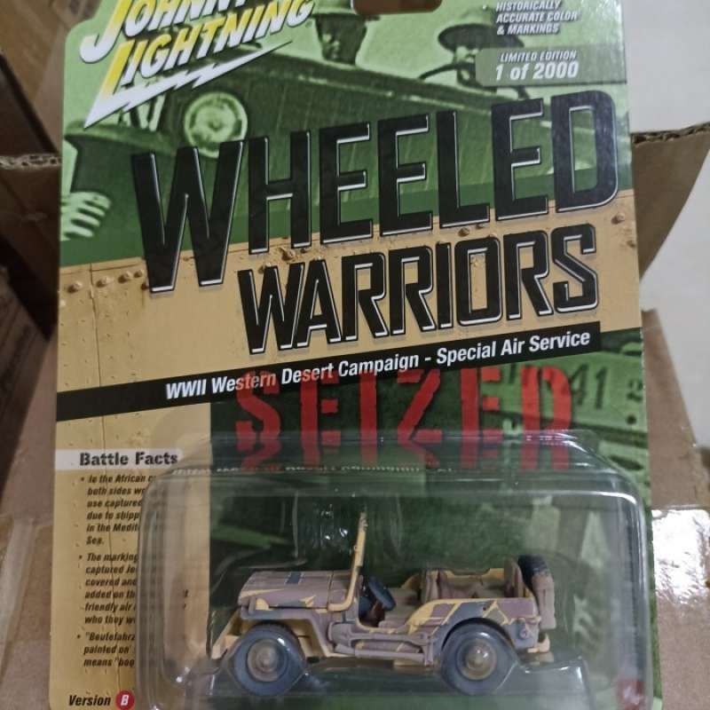 Promo JOHNNY LIGHTNING WW II WILLYS MB JEEP SPECIAL AIR SERVICE Diskon