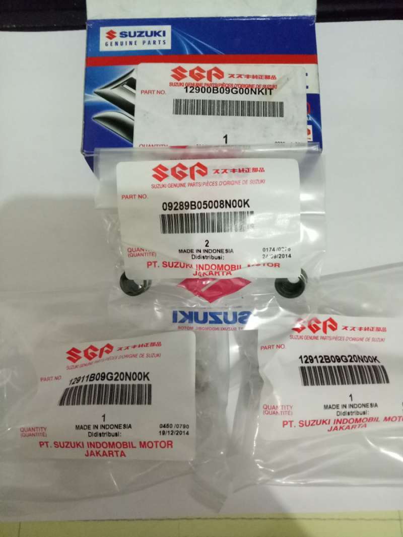 Promo Klep Set Suzuki Smash, New Smash, Shogun 110 & Shogun 125 Ori Sgp