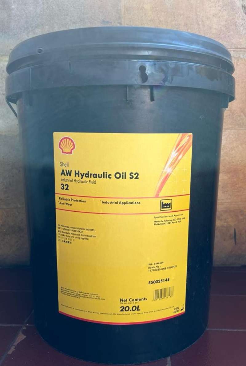 Promo Oli Hidrolik Anti Wear SHELL AW HYDRAULIC OIL S2 32 Pelumas iso