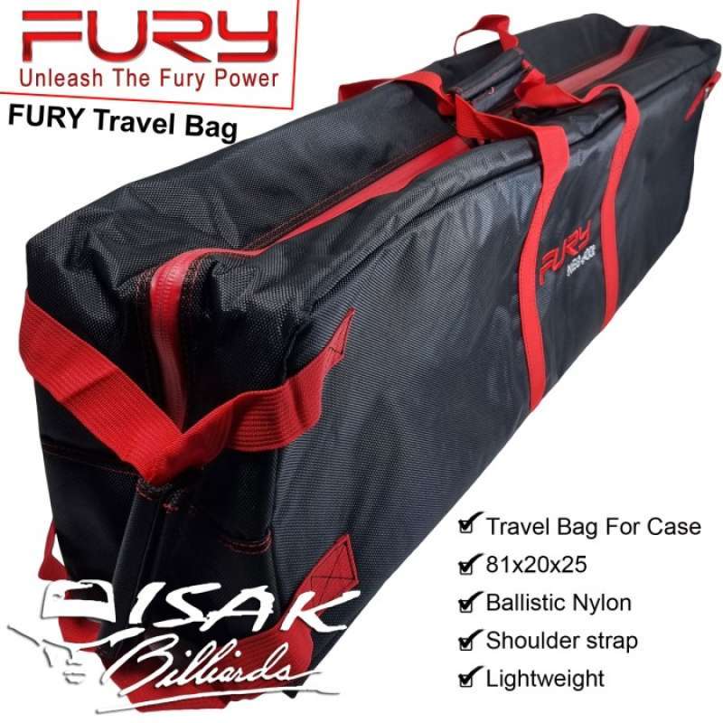 Promo Fury Travel Bag Tas Bagasi Stick Billiard Biliar Cue Case