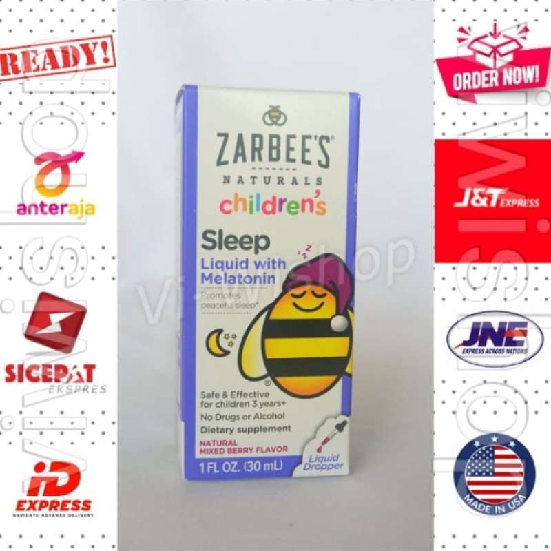 Jual zarbees natural children sleep liquid with melatonin 1 fl oz di