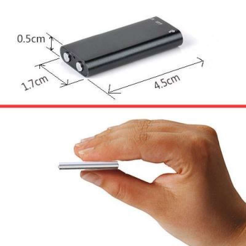 Promo The Smallest Mini Spy Micro Voice Recorder 8GB + Mp3 Player