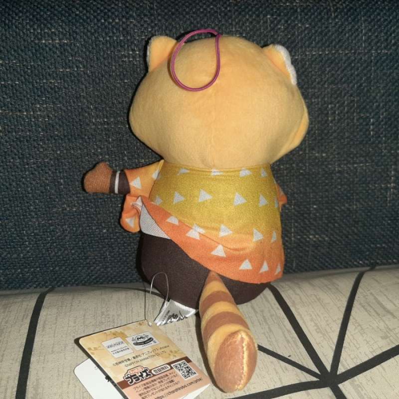 Puchi Rascal Demon Slayer Jual Nuigurumi Zenitsu Agatsuma X Rascal Puchi Boneka Plush Demon ...
