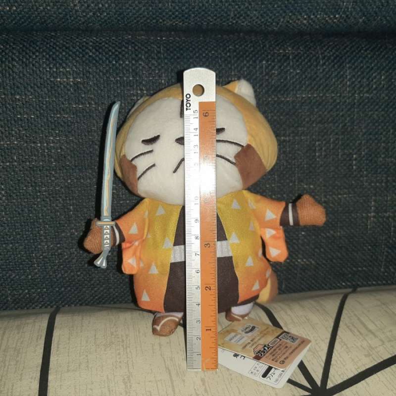 Puchi Rascal Demon Slayer Jual Nuigurumi Zenitsu Agatsuma X Rascal Puchi Boneka Plush Demon ...