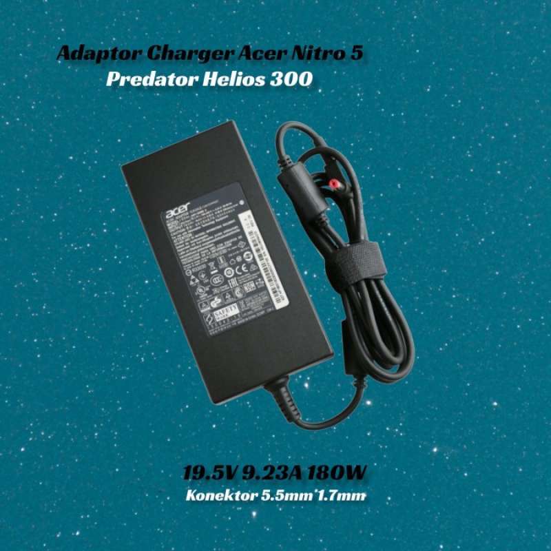 shefor 180W 19.5V 9.23A Charger Power Adapter for Acer Nitro 5 7 AN515-53 AN515-54 AN515-55 Predator Helios 300 G3-571-73H3 G3-572-763V Aspire V15 VN7-55 5 93G ADP-180MB K V17 VN7-793G