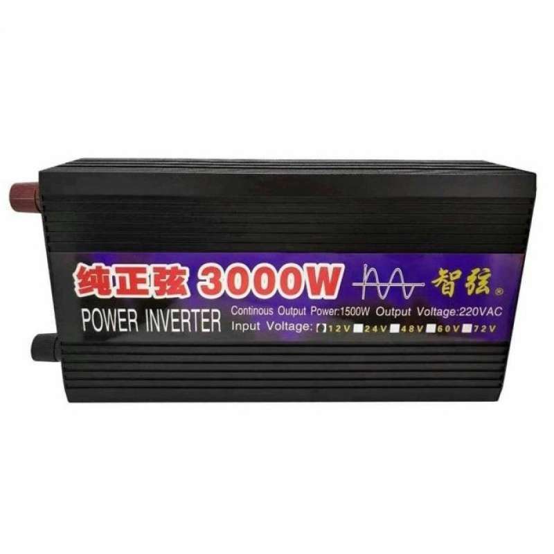 Promo Inverter Pure Sine Wave 3000 Watt - PSW DC 12V to AC 220V 3000W ...