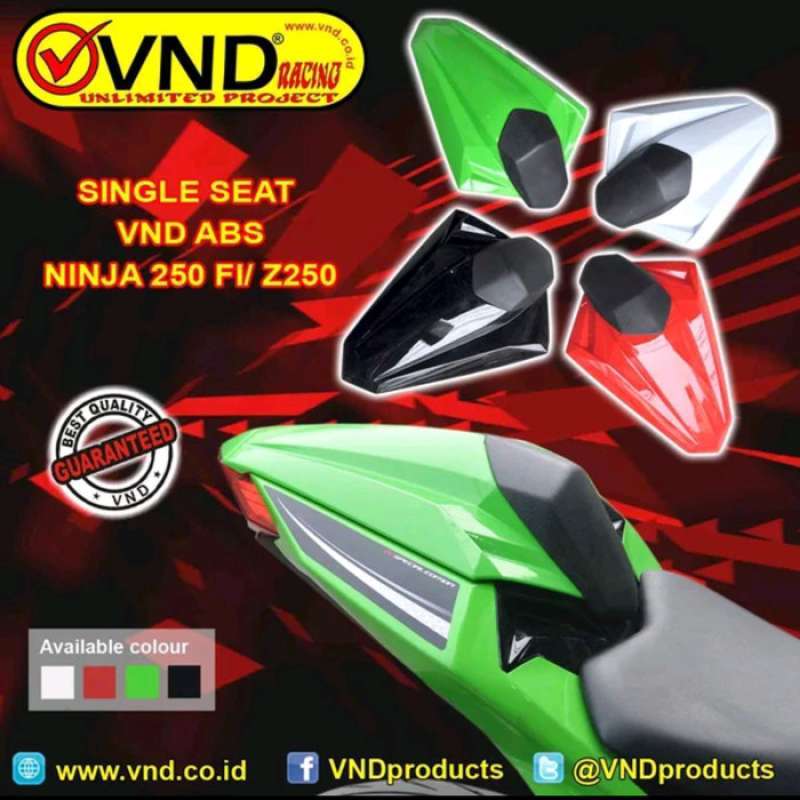 Promo Single seat vnd ninja 250 fi z250 cover seat ninja 250 fi z250