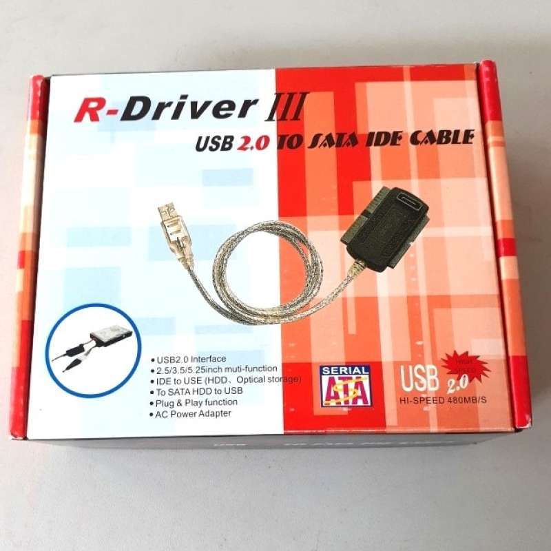 Promo r driver iii usb 2 0 to sata ide cable kualitas mantap diskon 23 