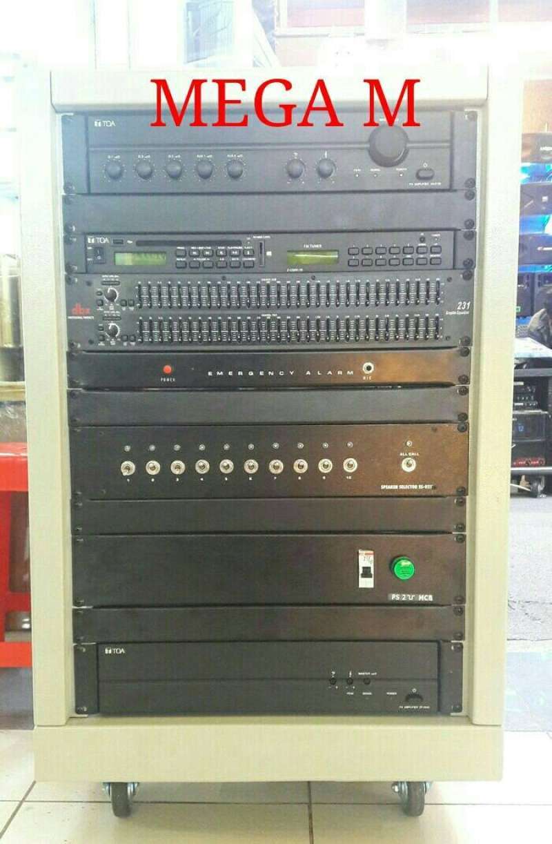 Promo RACK TOA PA SYSTEM UNTUK GEDUNG/ paket Sound System Diskon 33 di