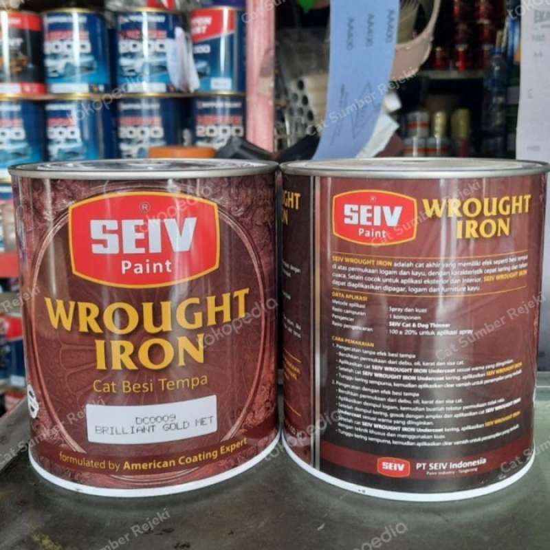 Promo Cat Pagar Besi Tempa Seiv 1kg Copper Metallic Warna Tembaga 1 Kg