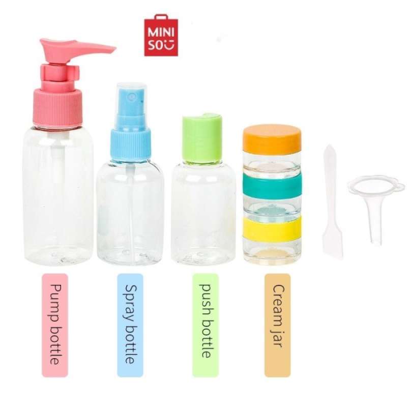 Promo Miniso Botol Flipflop Travel Size Plastik Diskon 23 di Seller