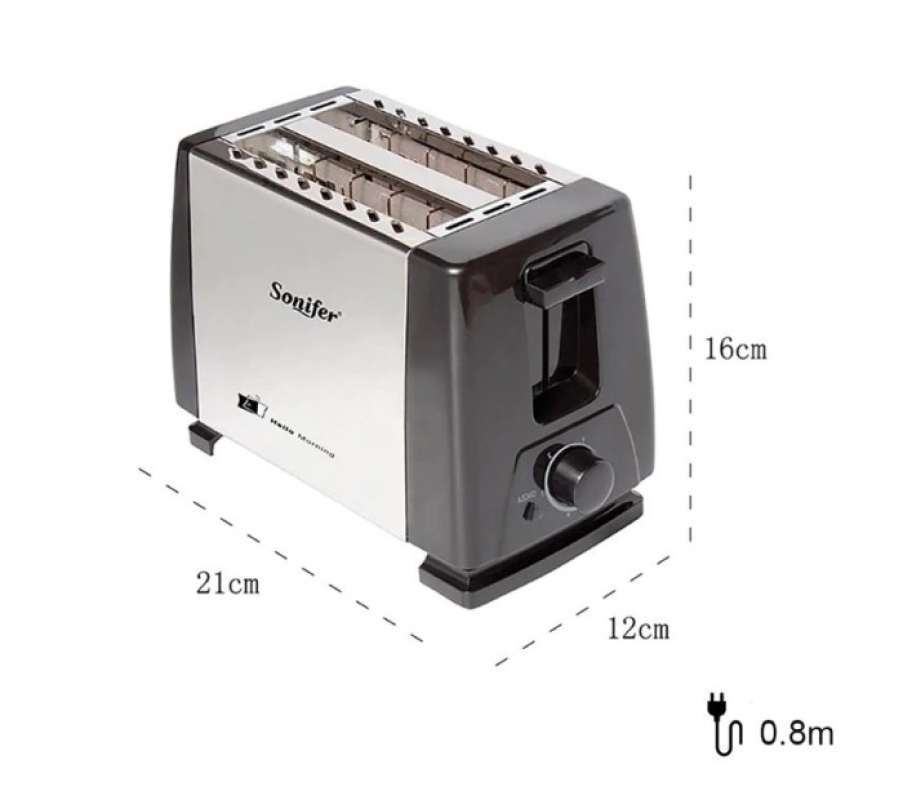 Toaster Roti Hotel Promo Pop Up Toaster Roti 2 Slice Alat Pemanggang Roti Bread Toaster ...