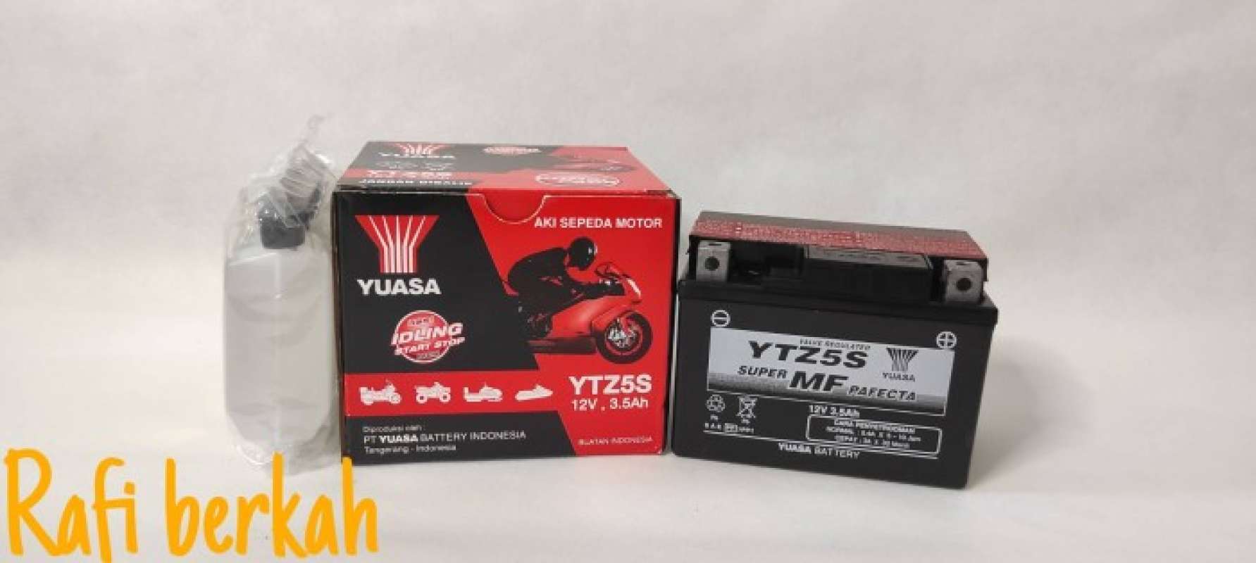 Jual Aki Motor Honda Beat,scoopy Yuasa Ytz5s Aki Kering 3.5ah Di Seller