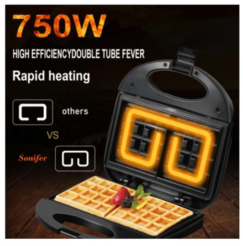 Promo Sonifer All New Waffle Maker Sf6134 Croffle Maker Alat Pembuat