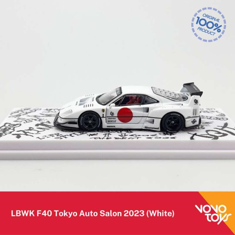 Jual Inno 1/64 Lbwk Ferrari F40 Tokyo Auto Salon 2023 White Inno64 Di ...