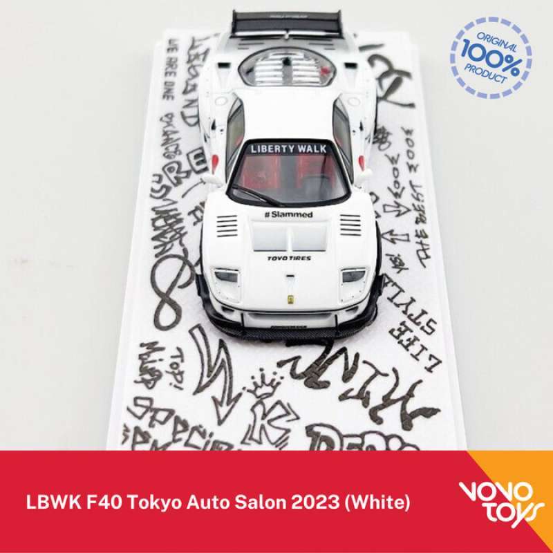 Jual Inno 1/64 Lbwk Ferrari F40 Tokyo Auto Salon 2023 White Inno64 Di ...